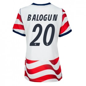 Forente Stater Folarin Balogun #20 Hjemme skjorte til dame VM 2026 Kortermet